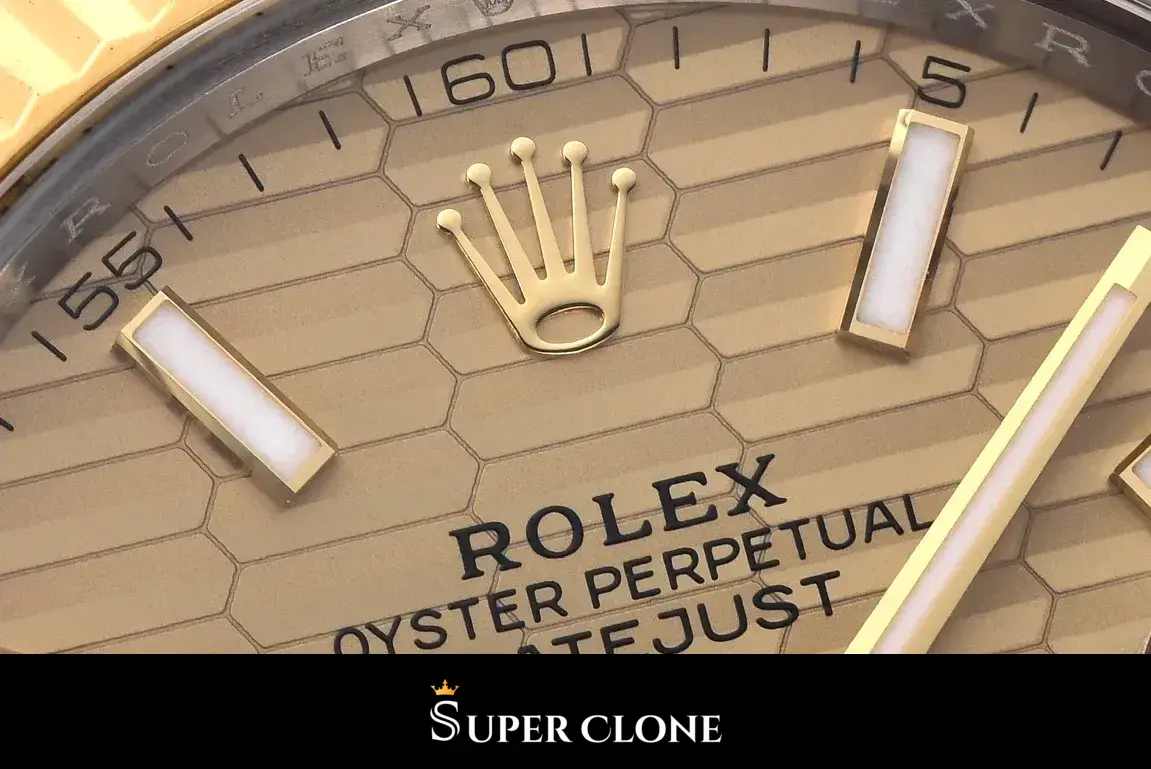 Rolex Datejust 126333, stainless steel & yellow gold case, yellow gold fluted bezel