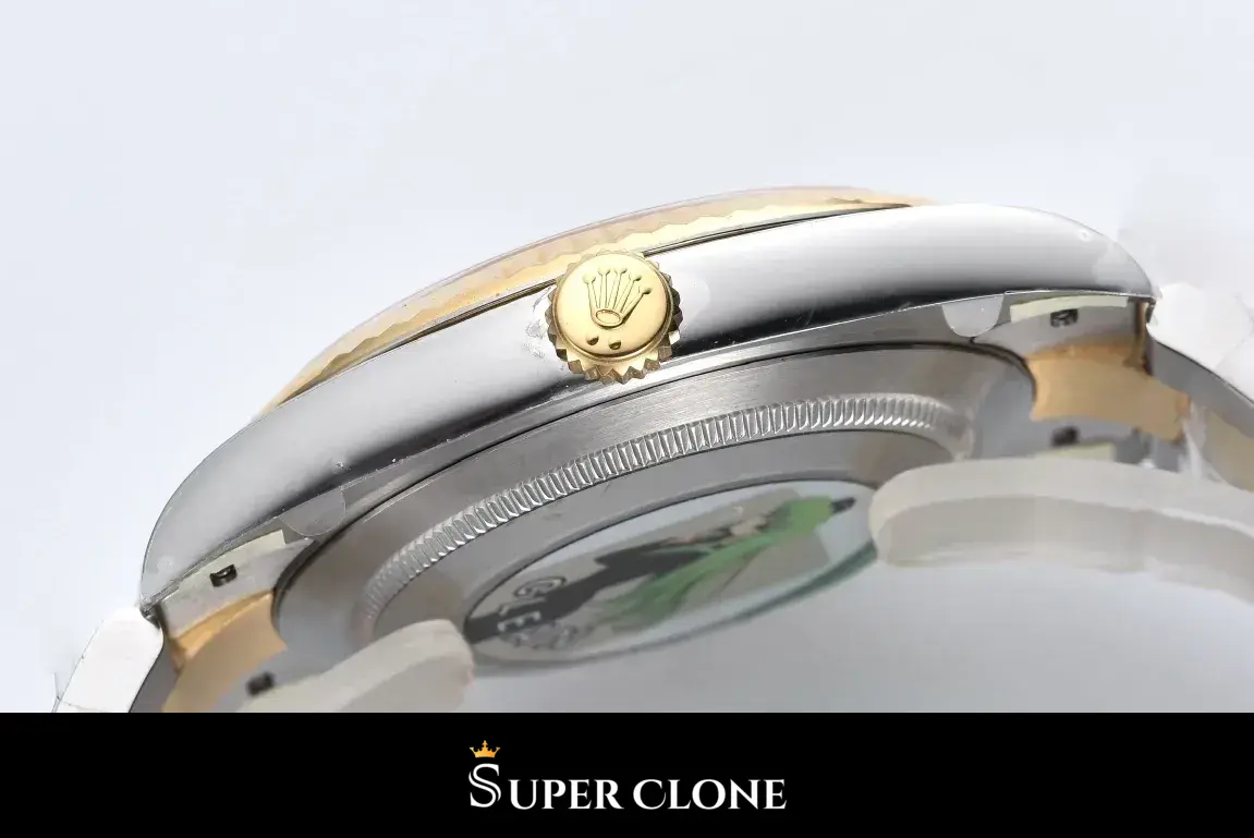 Datejust 126333, yellow gold fluted bezel, oyster bracelet
