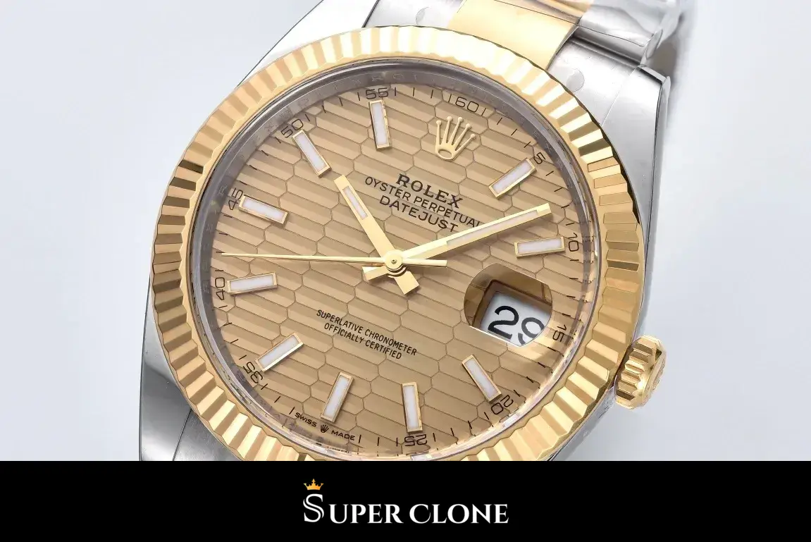 Datejust 126333, 41mm, yellow gold fluted bezel
