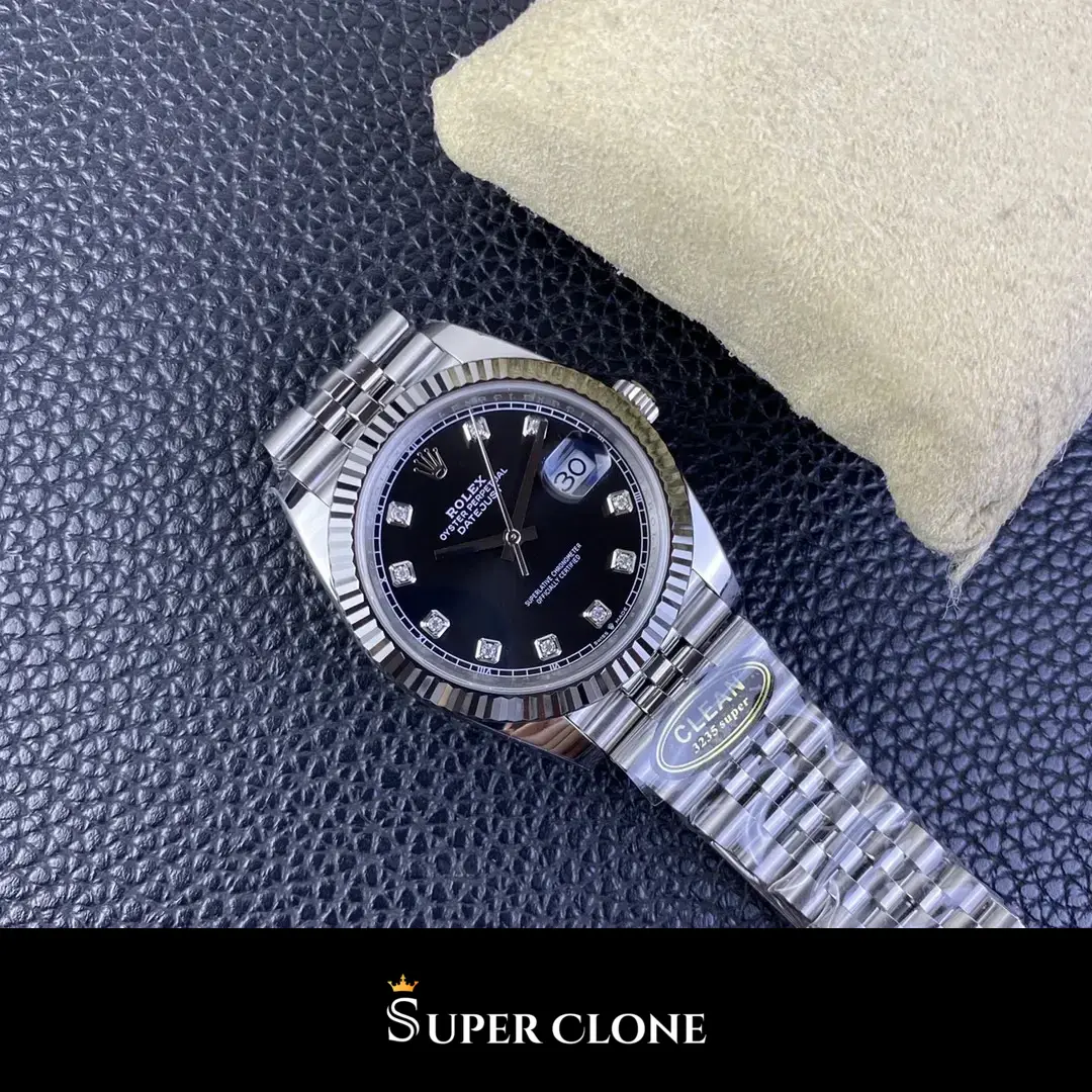 Datejust 126334, black dial, 904l steel case