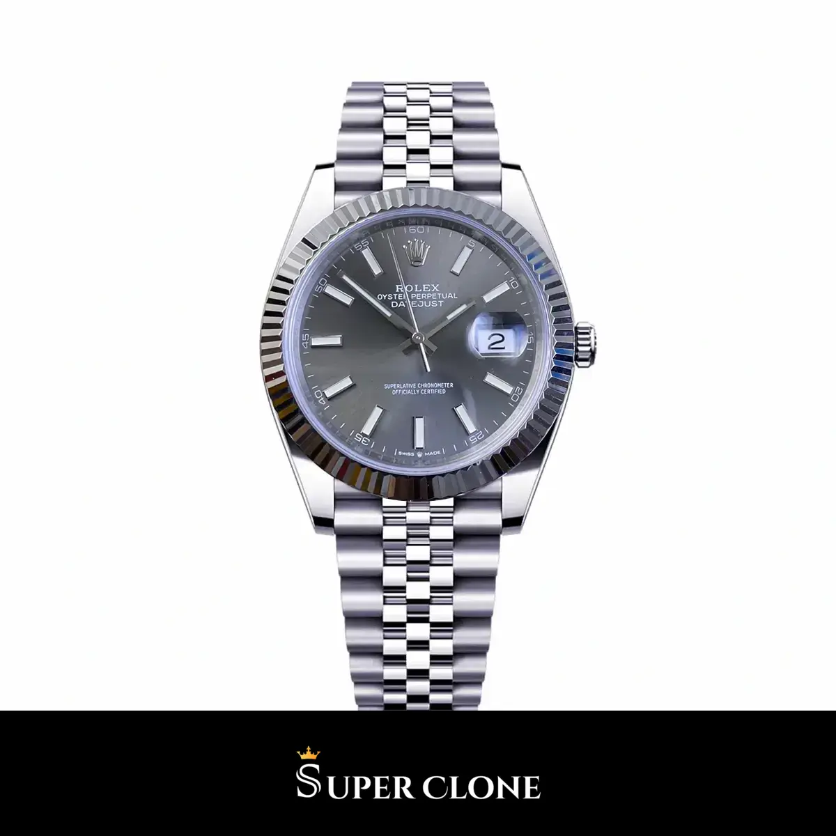 Rolex Datejust 126334 41mm Grey Dial