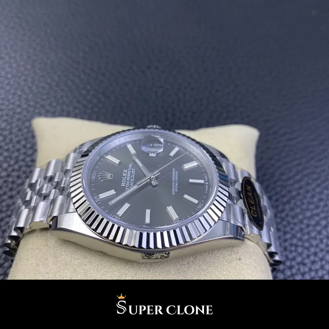 Rolex Datejust 126334, sapphire crystal, grey dial