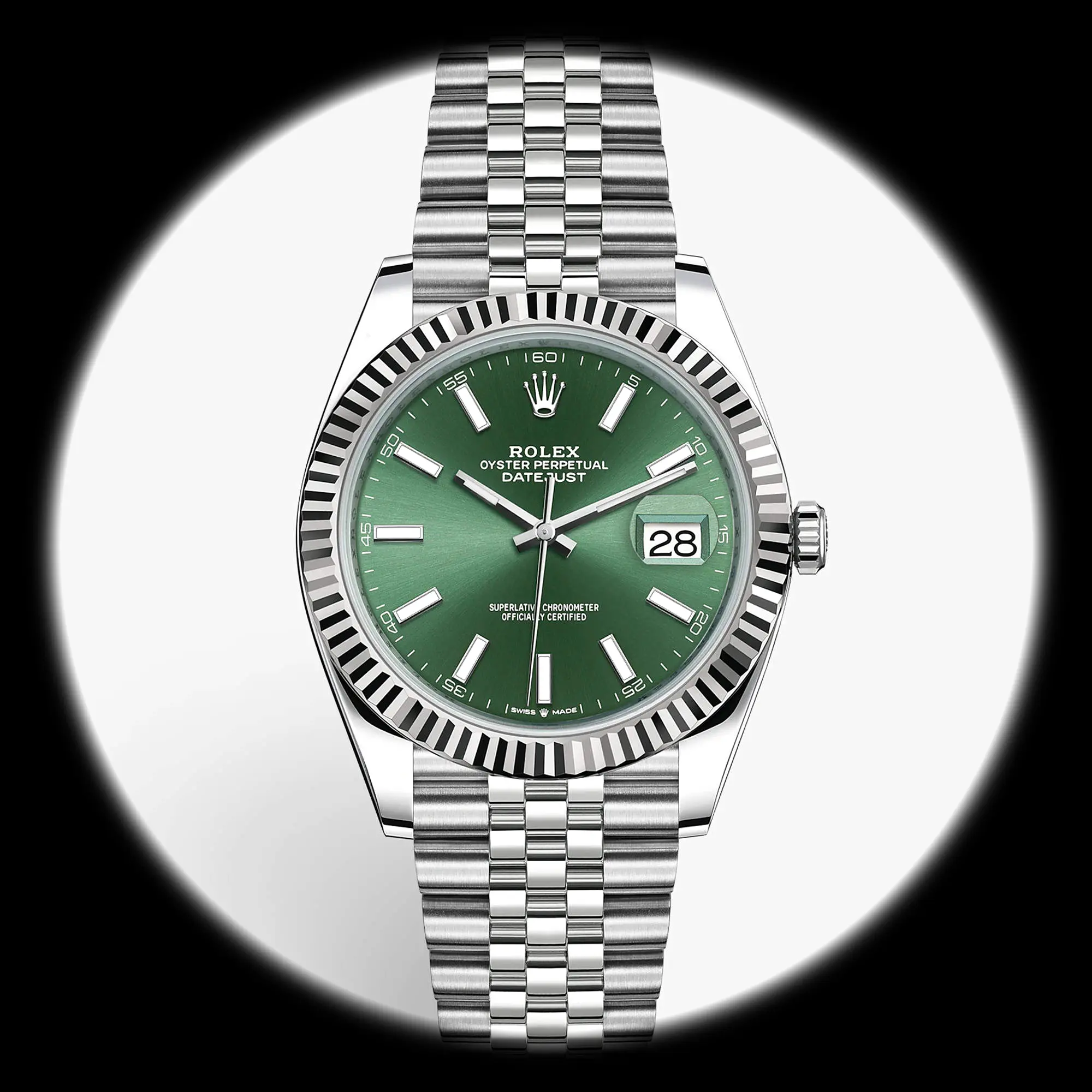 Datejust 116333 super clone 41mm — dial close-up