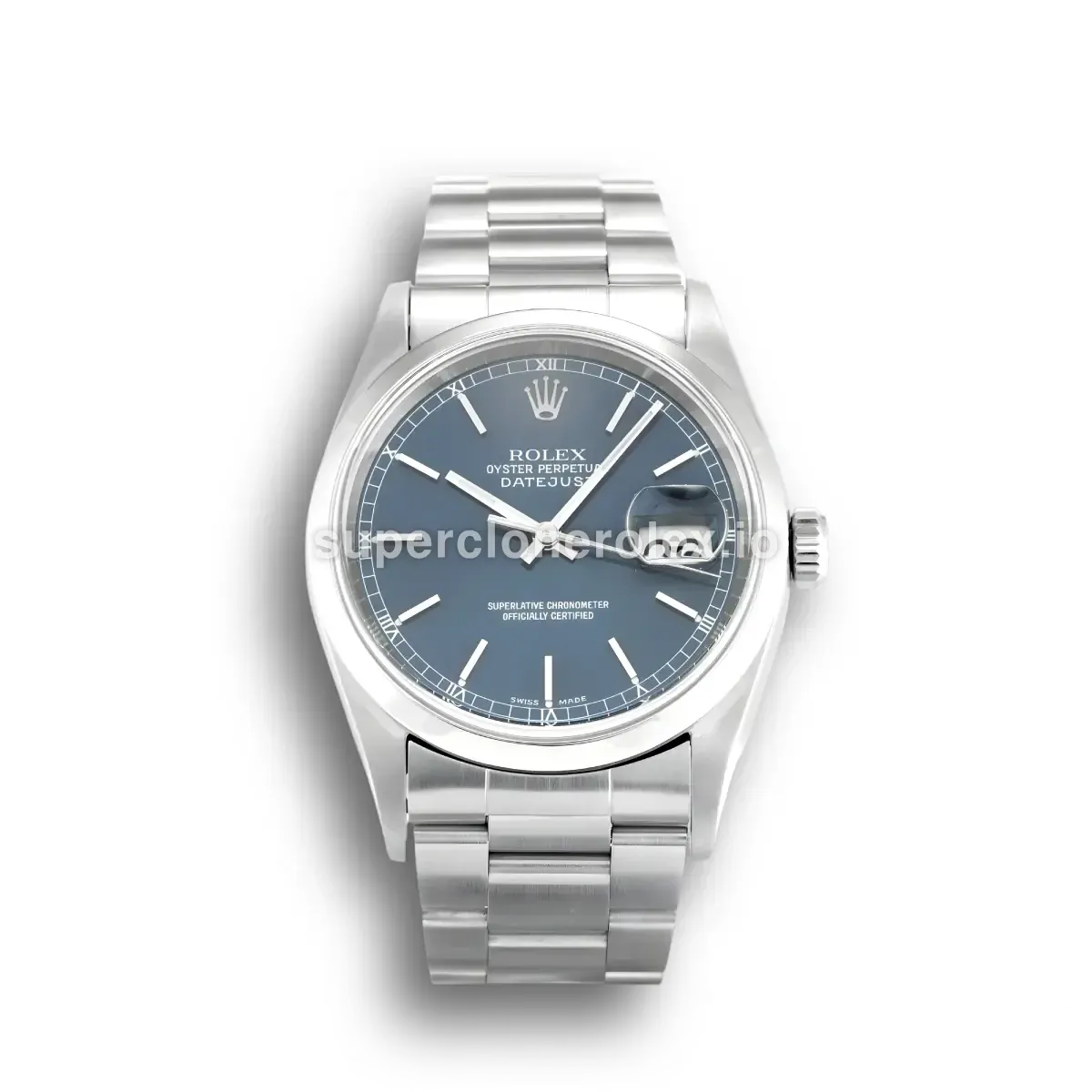 Rolex Datejust 16200 Stainless Steel 36mm Blue Dial replica watch