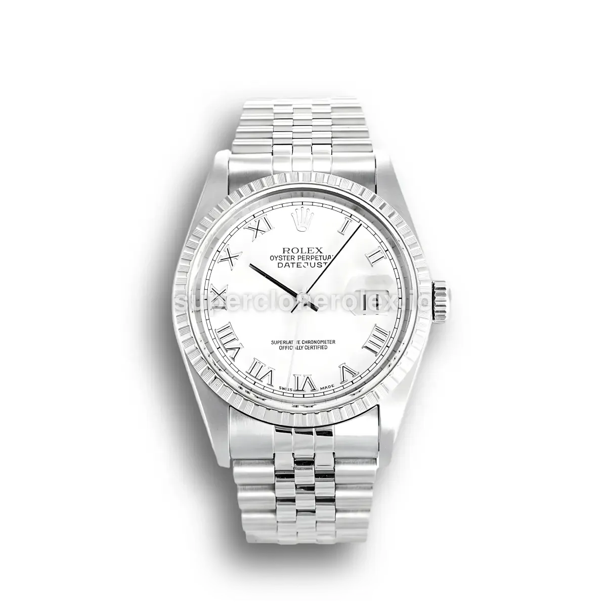 Rolex Datejust 16220 - 36mm White Dial Steel Watch replica watch
