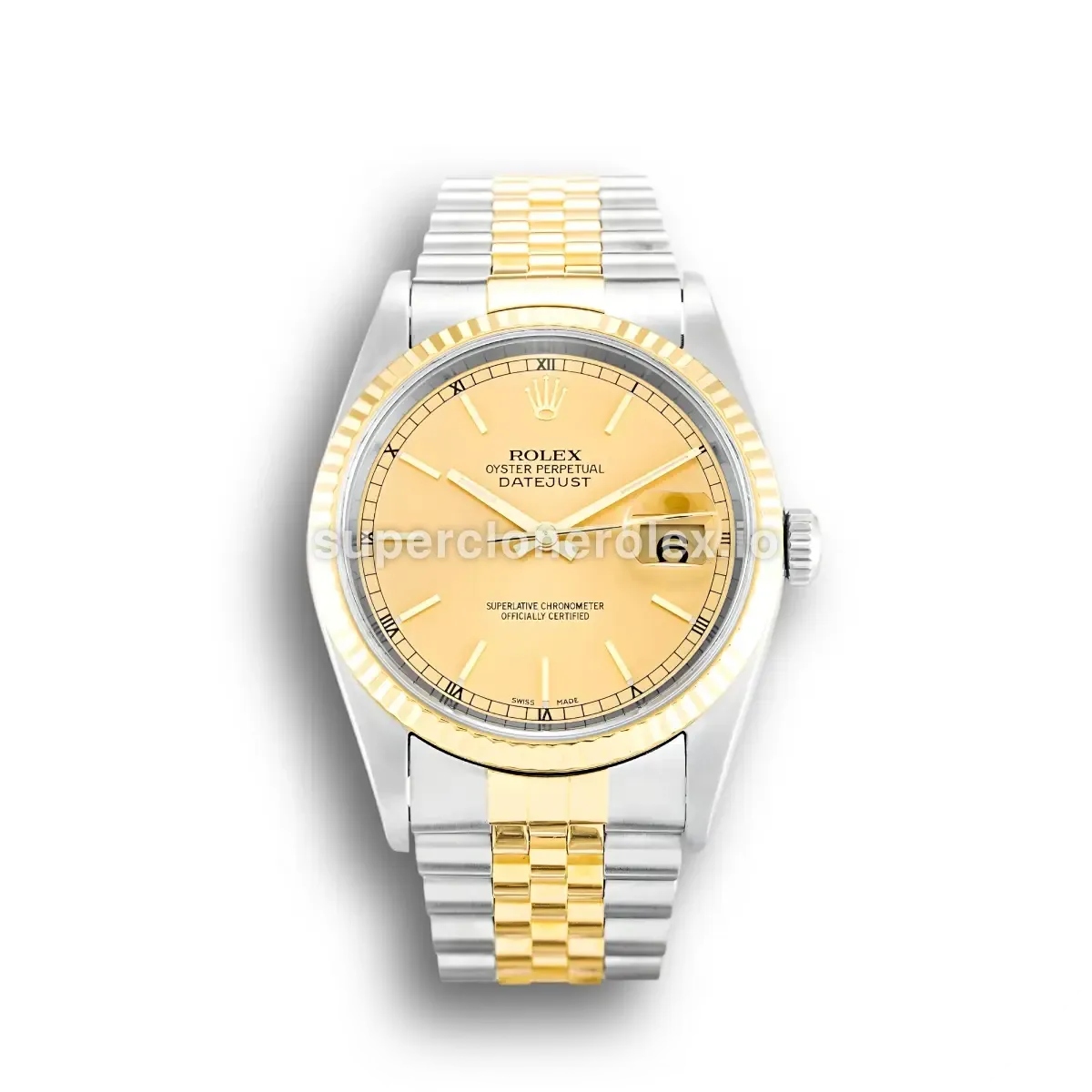 Rolex Datejust 16233 Two-Tone 36mm Champagne Dial replica watch