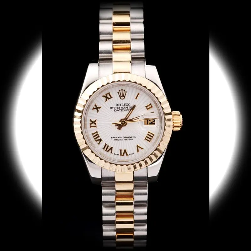 Lady-Datejust SRL104 Swiss clone 26mm — dial close-up