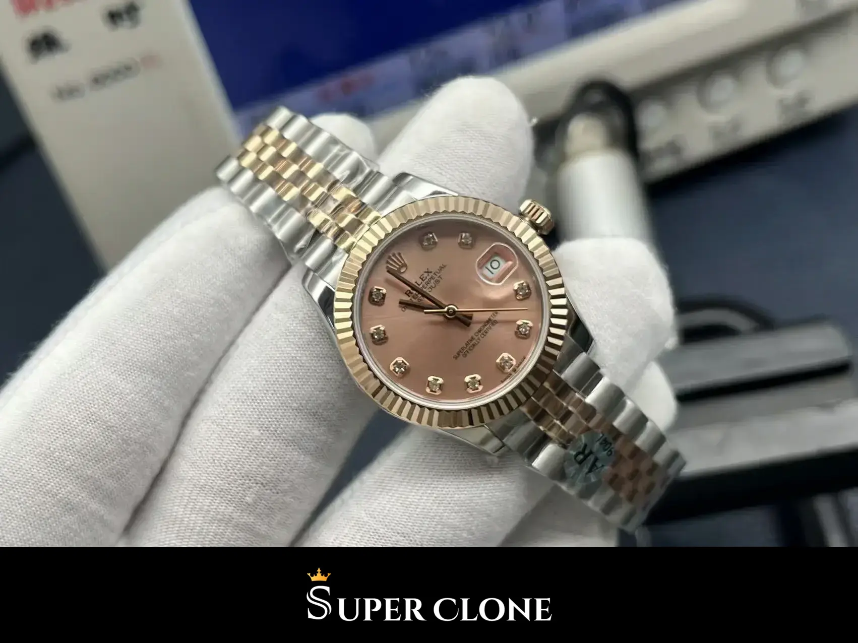 Datejust 278271, sapphire crystal, pink dial