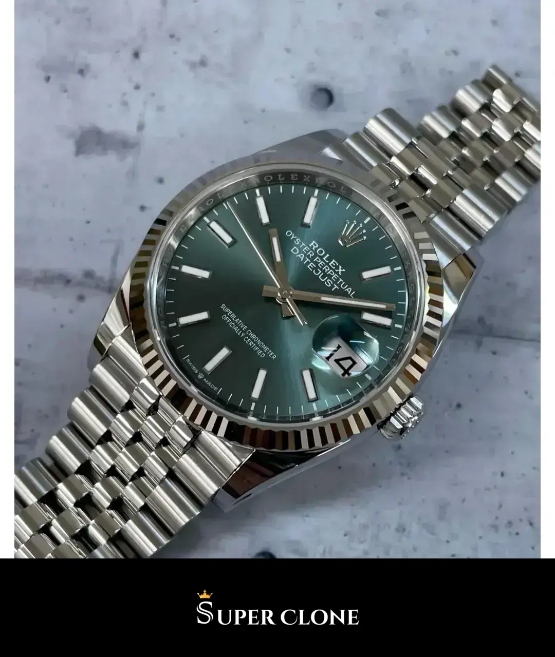 Rolex Datejust 278274, fluted bezel, jubilee bracelet
