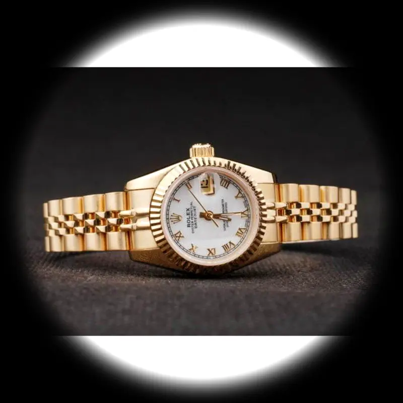 Rolex Lady-Datejust SRL100 Swiss replica 28mm — wrist shot