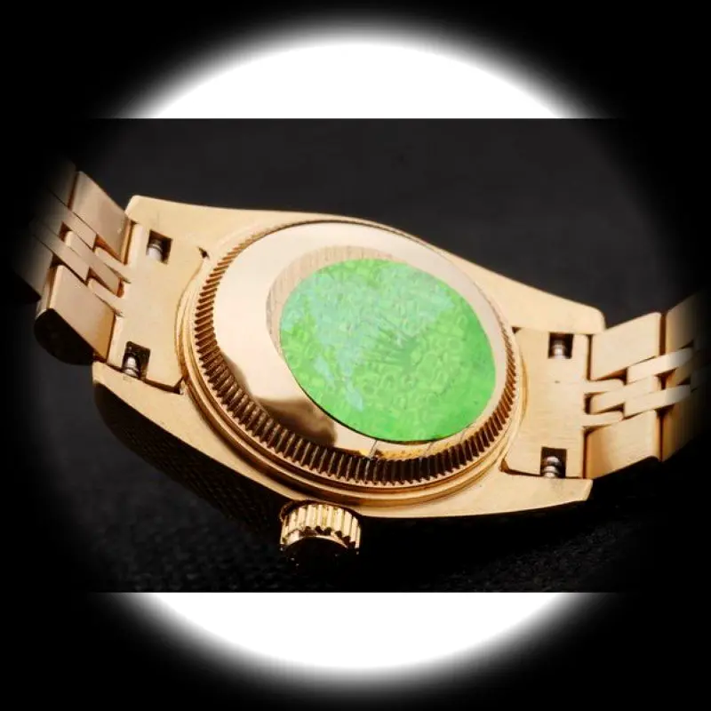 Lady-Datejust SRL100 Swiss clone 28mm — crown and case detail