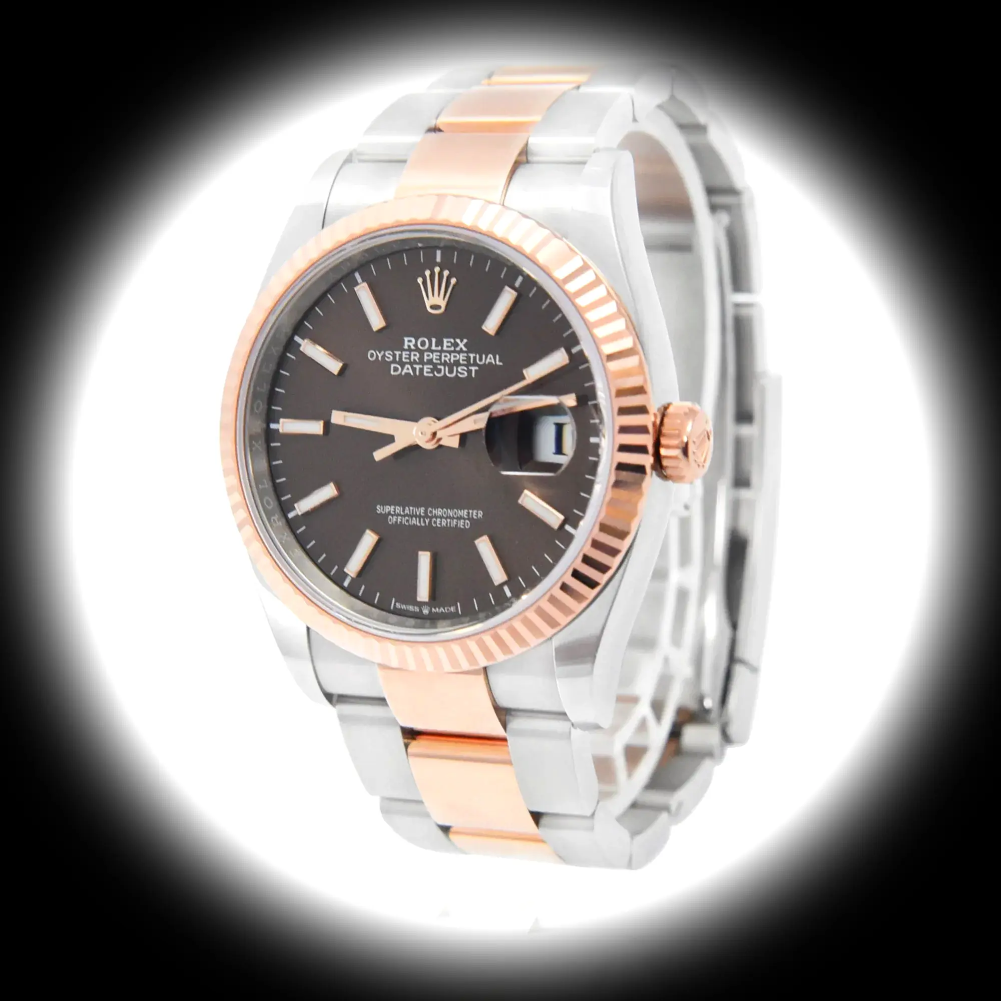 Datejust 126231 Swiss clone 36mm — dial close-up