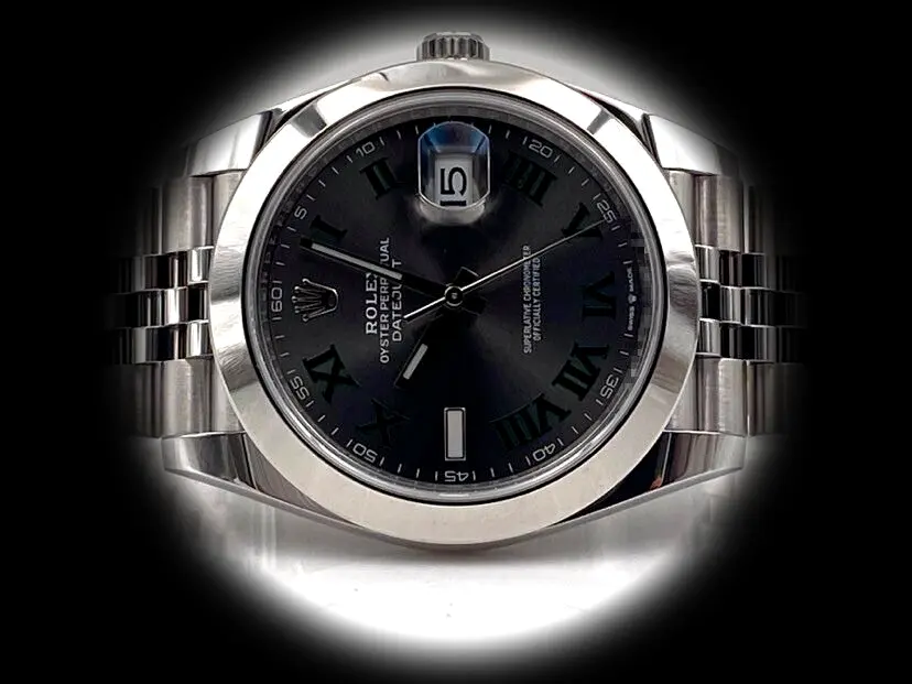 Rolex Datejust 42000 super clone — side profile