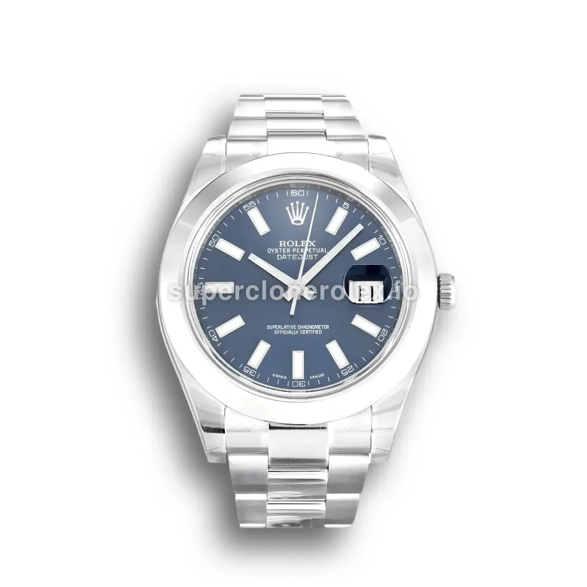 Rolex Datejust II 116300 - 41mm Blue Dial Steel replica watch
