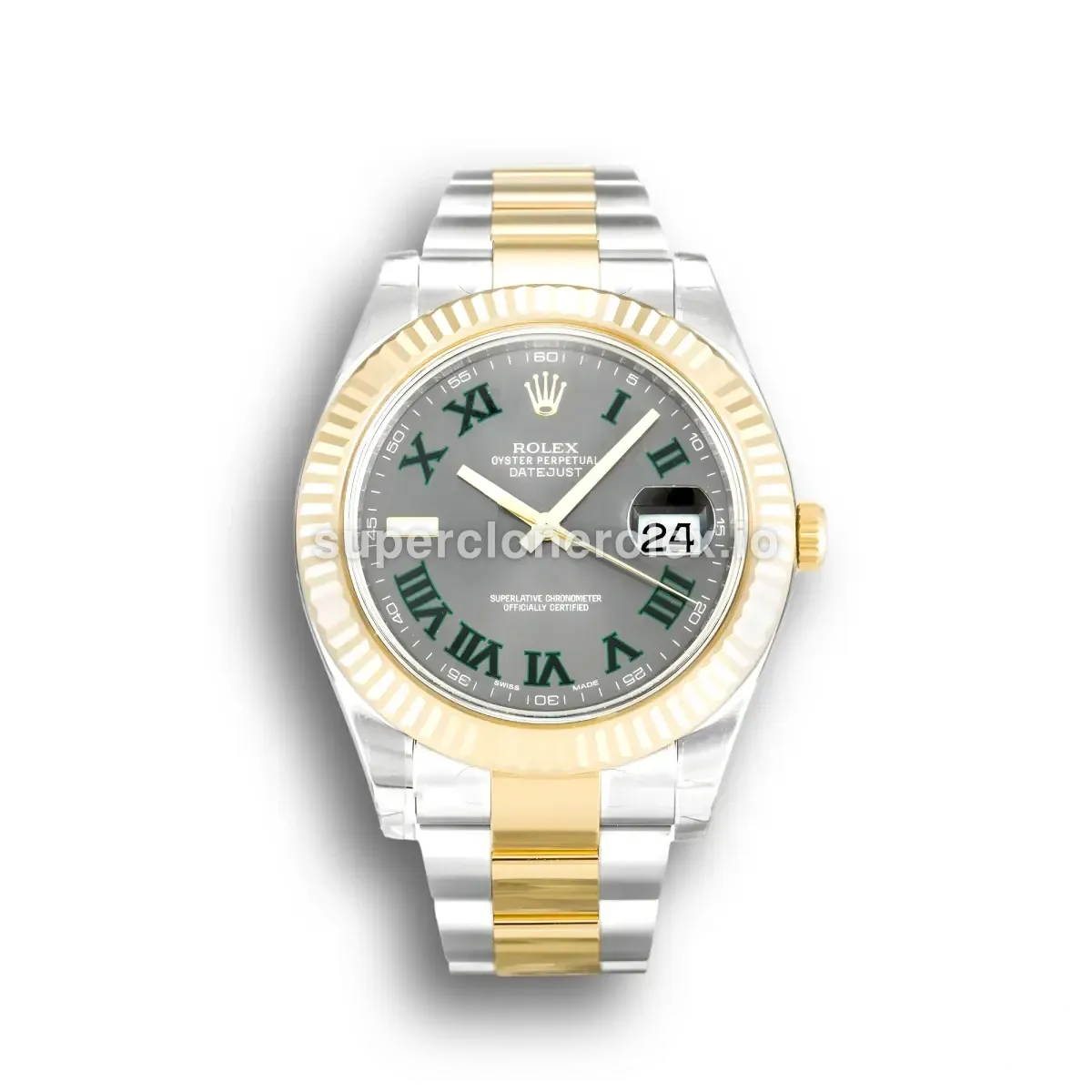 Rolex Datejust II 116333 - 41mm Grey Dial Two-Tone replica watch
