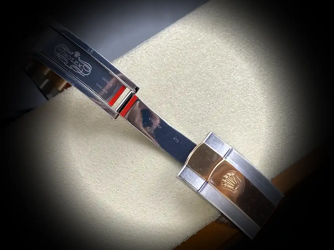 Datejust m126331 Swiss clone chocolate dial — angled view