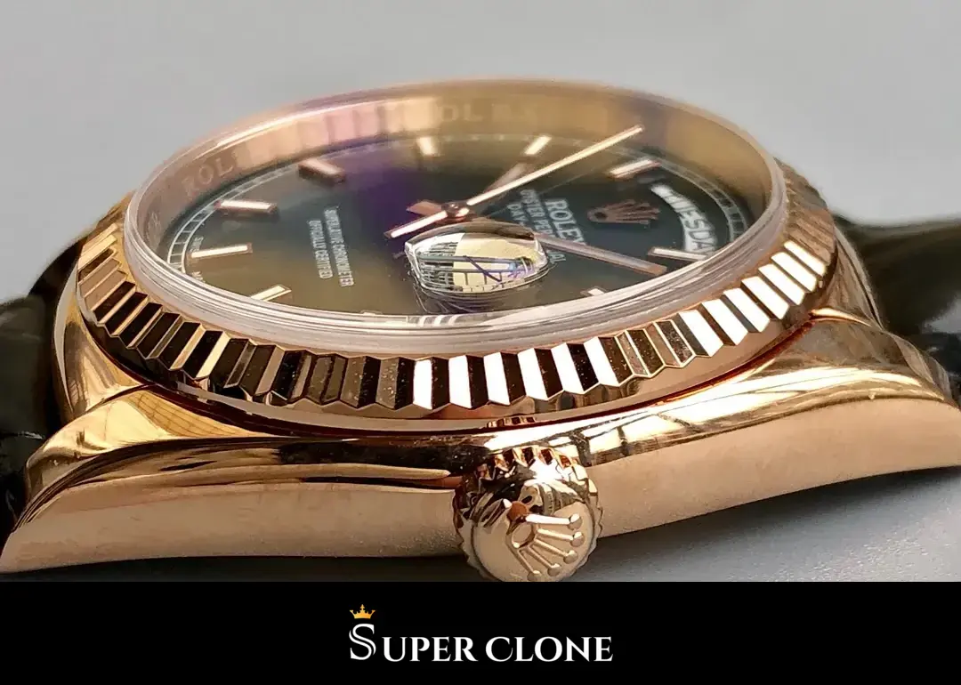 Day-Date 118135CH, 36mm, everose gold case