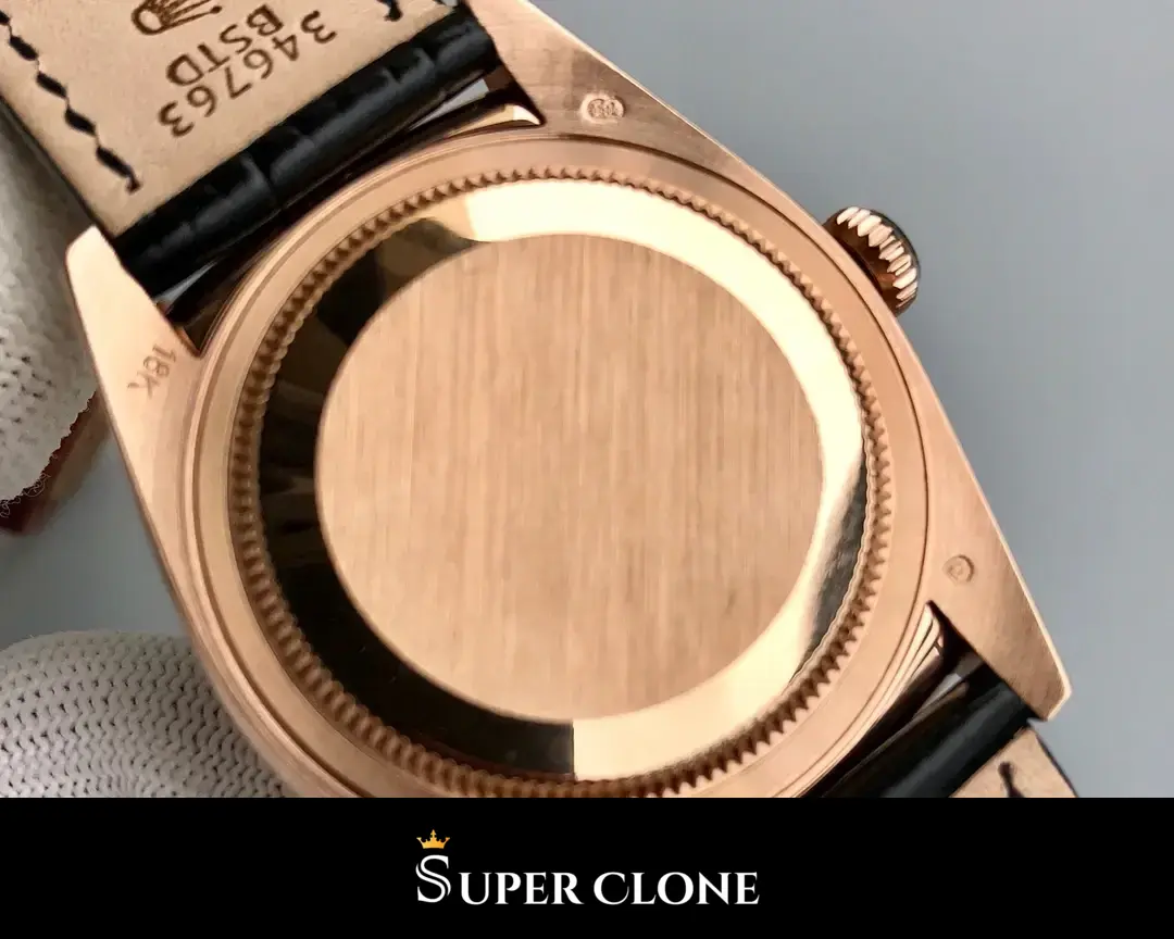 Rolex Day-Date 118135CH, everose gold case, everose gold fluted bezel