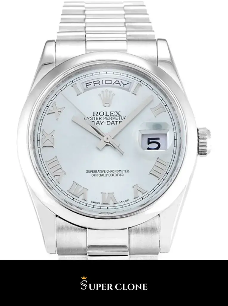 Day-Date 118206, 36mm, stainless steel case