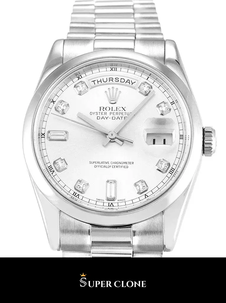 Rolex Day-Date 118209, 36mm, 904l steel case