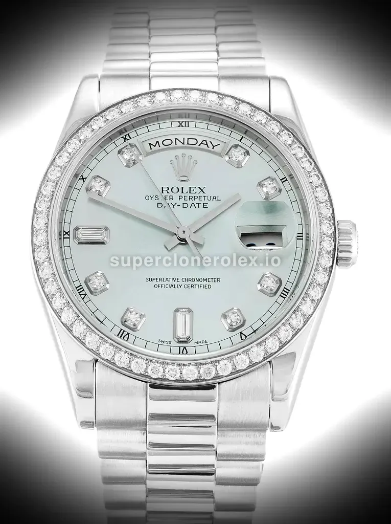 Rolex Day Date 36mm Blue Dial 118346 replica watch