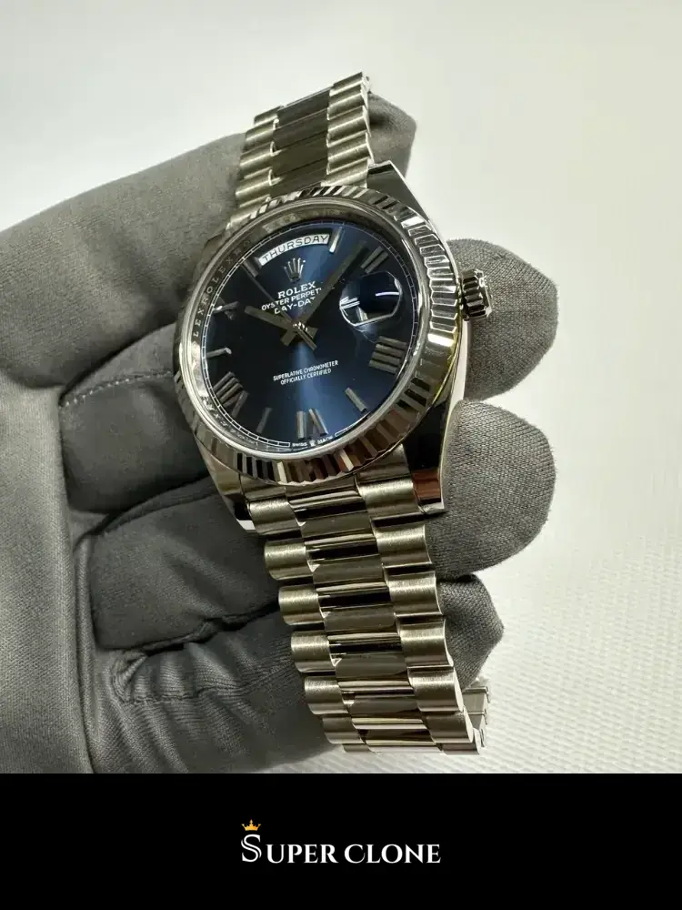 Rolex Day-Date 228239, 40mm, 904l steel case