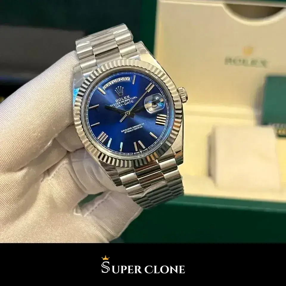 Day-Date 228239, president bracelet, sapphire crystal