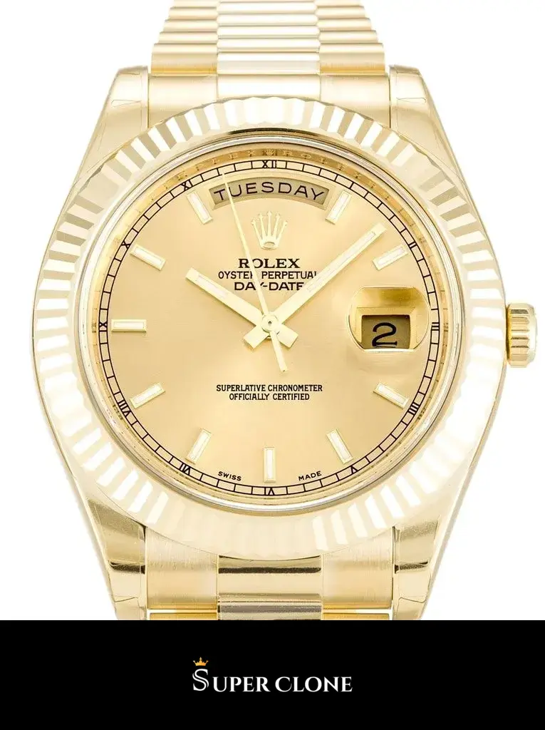 Rolex Day-Date 218238, 40mm, yellow gold plated case