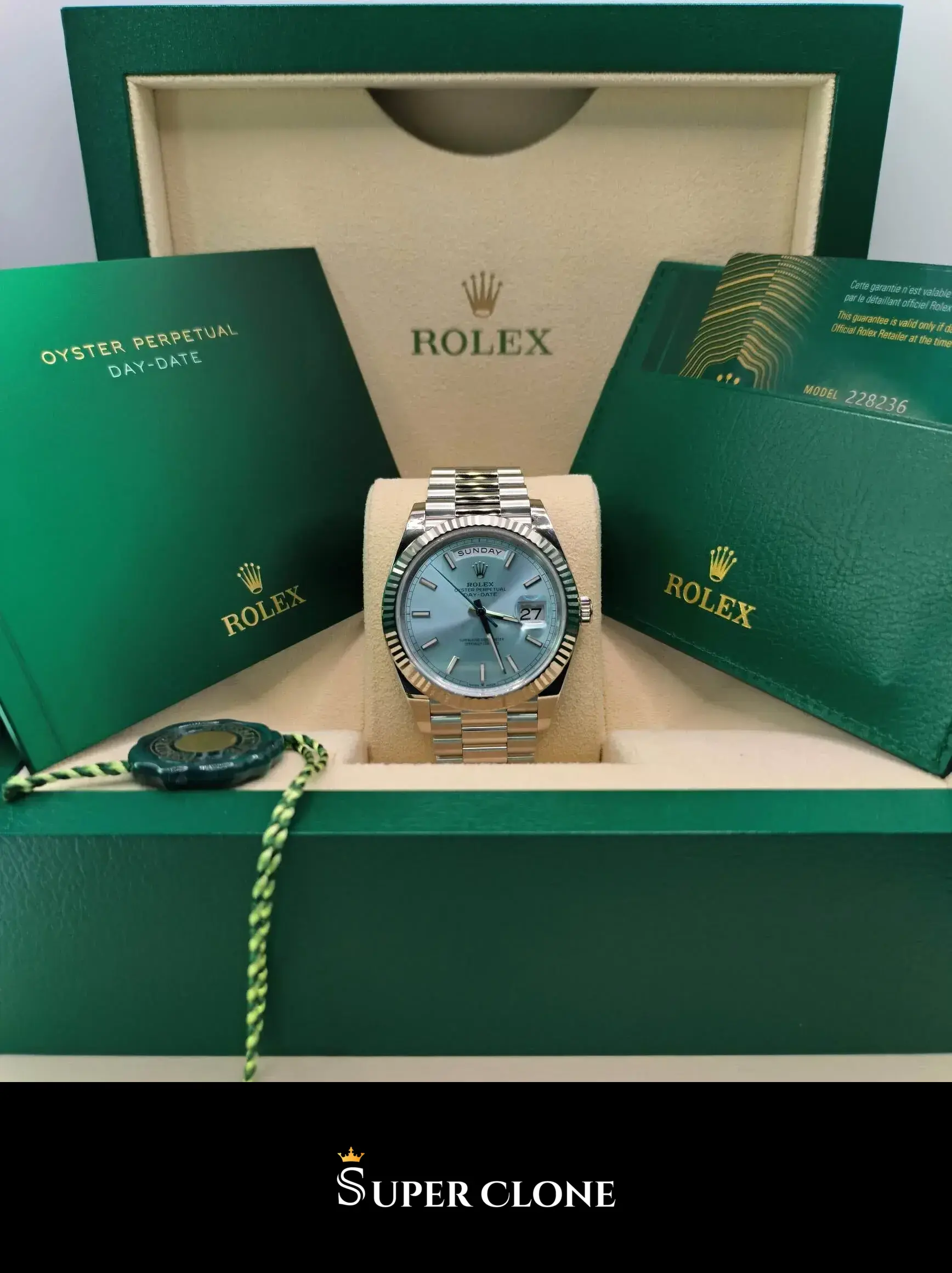 Day-Date 228236, 40mm, 904l steel case