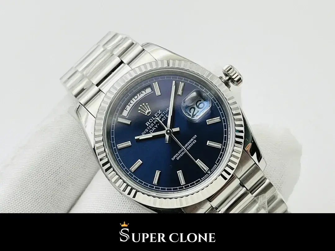 Day-Date 228239AF, fluted bezel, sapphire crystal
