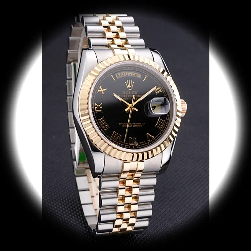 Rolex Day-Date SRL78 Swiss replica — side profile
