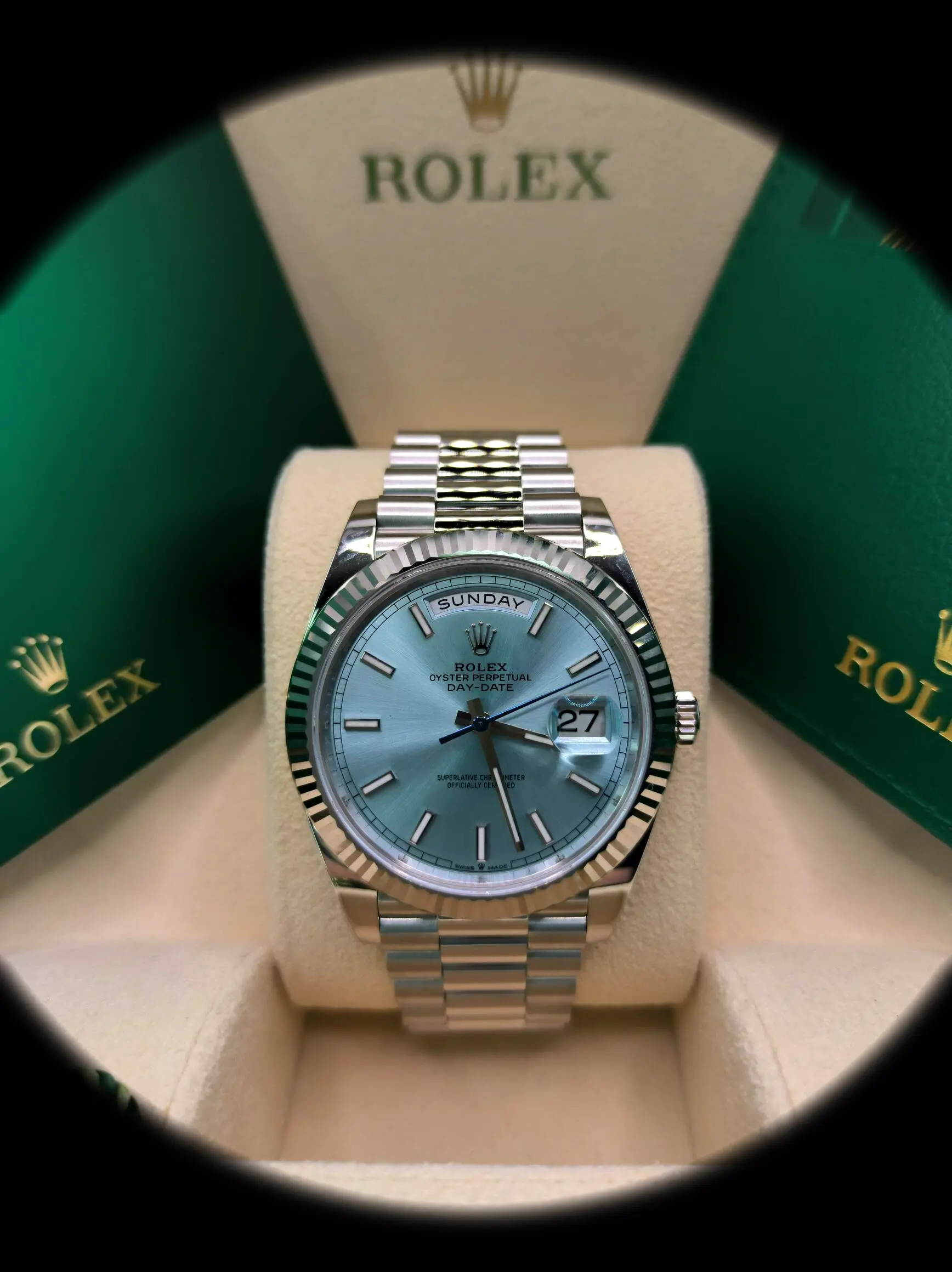 Day-Date 228236 1:1 super clone — side profile