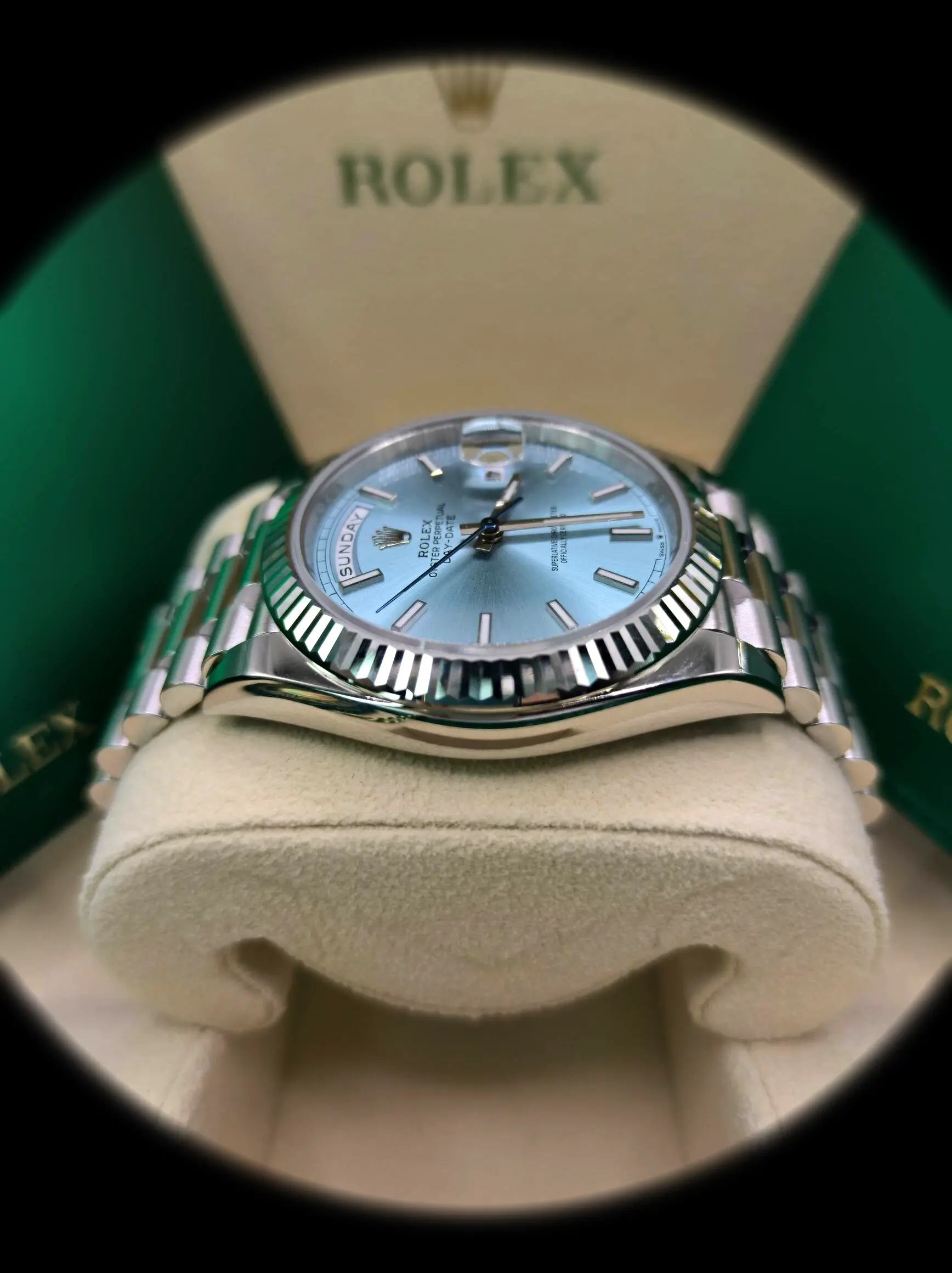 Day-Date 228236 super clone 40mm — wrist shot