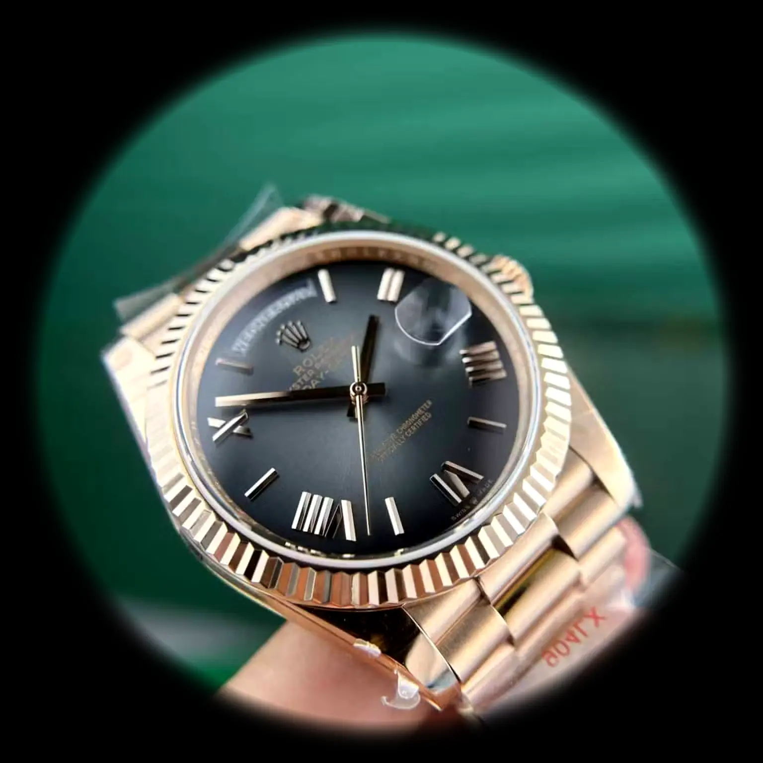 Day-Date 228235 superclone 40mm — dial close-up