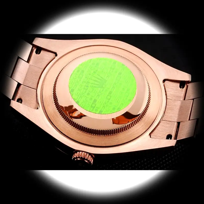 Rolex Day-Date REP016823 Swiss replica 40mm — crown and case detail