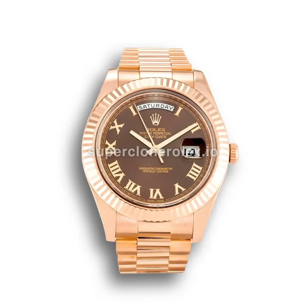 Rolex Day-Date II 218235 40mm Chocolate Dial Watch replica watch