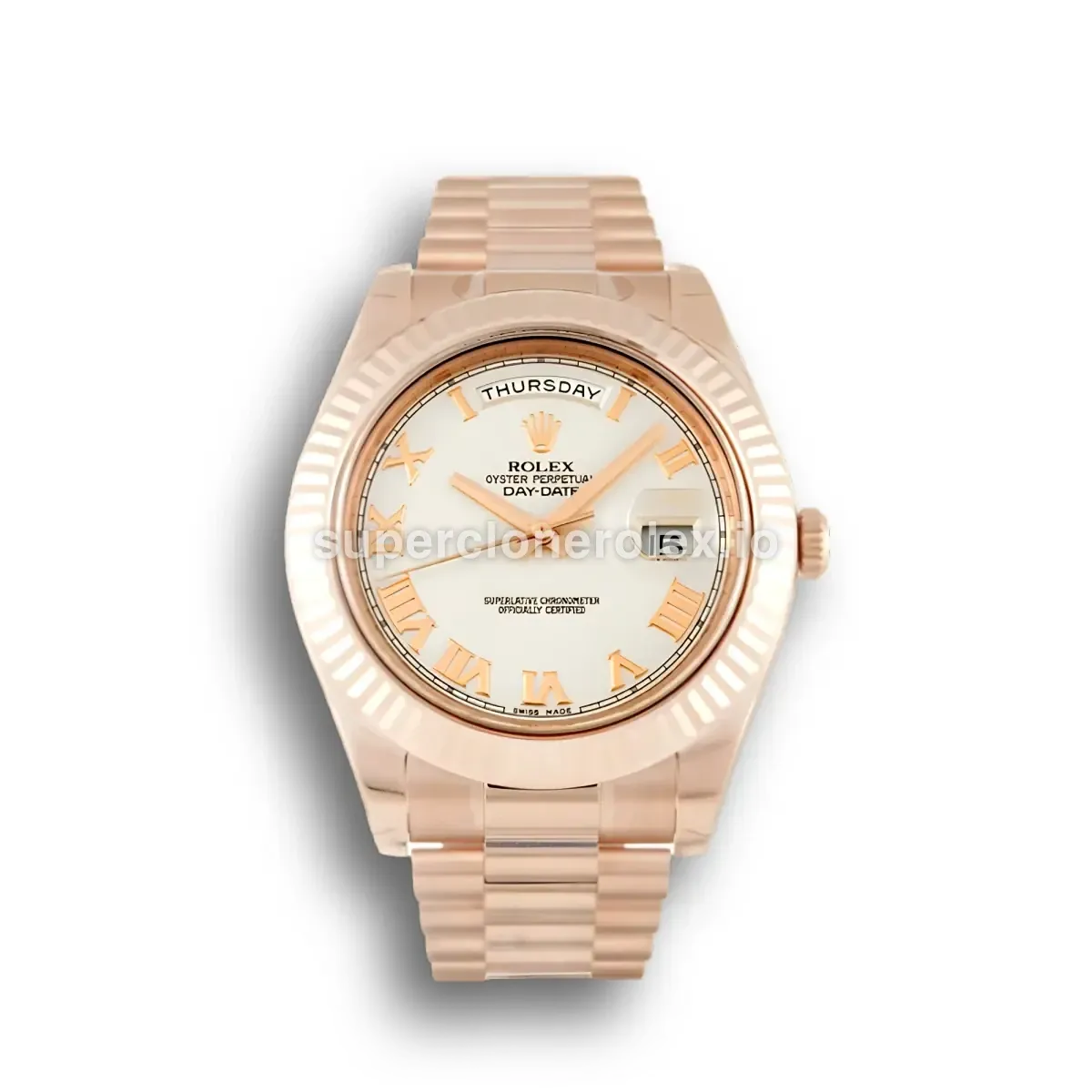 Rolex Day-Date II 218235 40mm Ivory Dial Watch replica watch