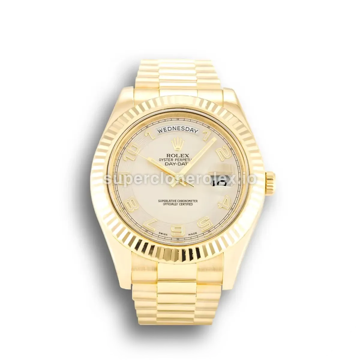 Rolex Day-Date II 218238 40mm Ivory Dial Watch replica watch
