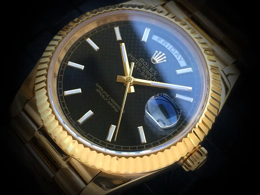 Day-Date 41985 superclone 36mm — wrist shot