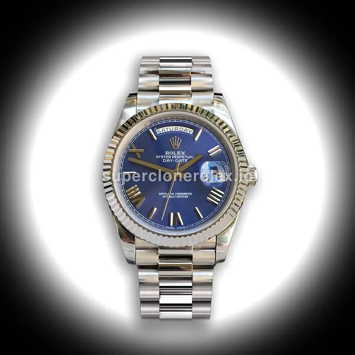 Rolex Day-Date 228238 Blue Dial Watch replica watch