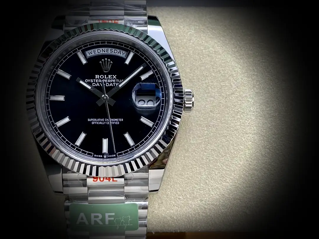 Day-Date 41985 1:1 super clone 36mm — dial close-up