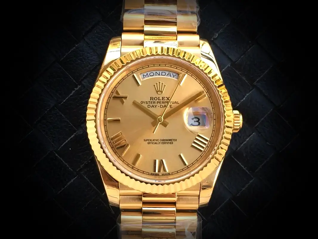 Rolex Day-Date 41985 1:1 super clone — side profile
