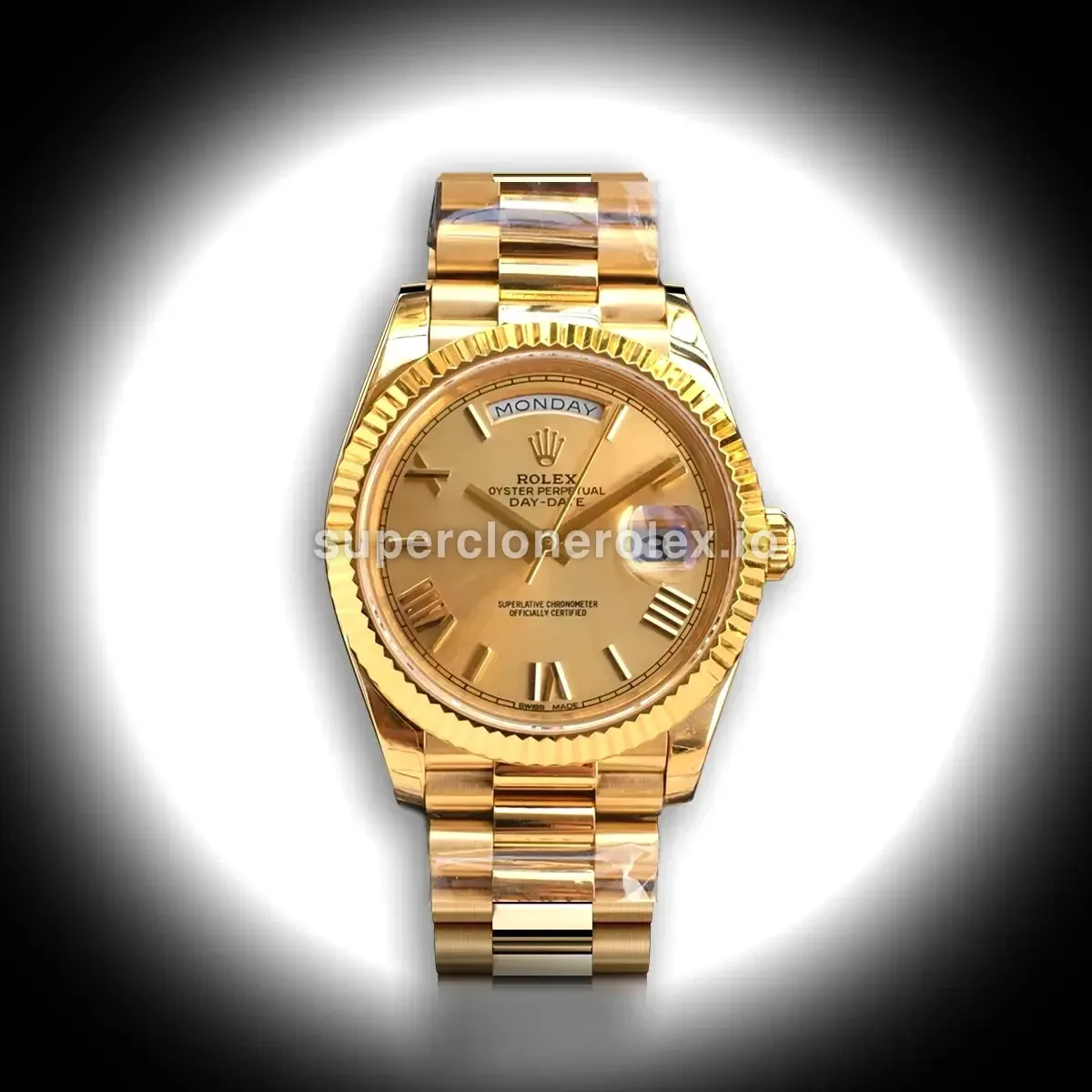 Rolex Day-Date 228238 Champagne Dial Watch replica watch