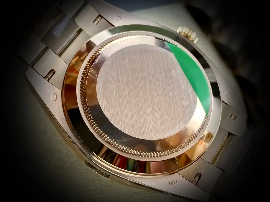 Rolex Day-Date 41985 1:1 super clone chocolate dial — bezel macro