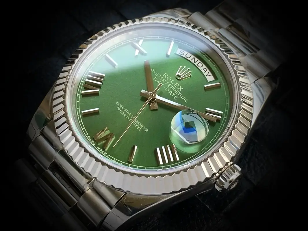 Day-Date 41985 superclone 36mm — wrist shot