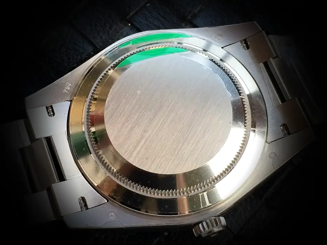 Rolex Day-Date 41985 superclone 36mm — crown and case detail