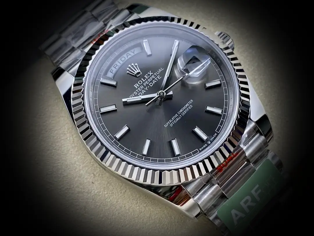 Rolex Day-Date 41985 Swiss clone — side profile