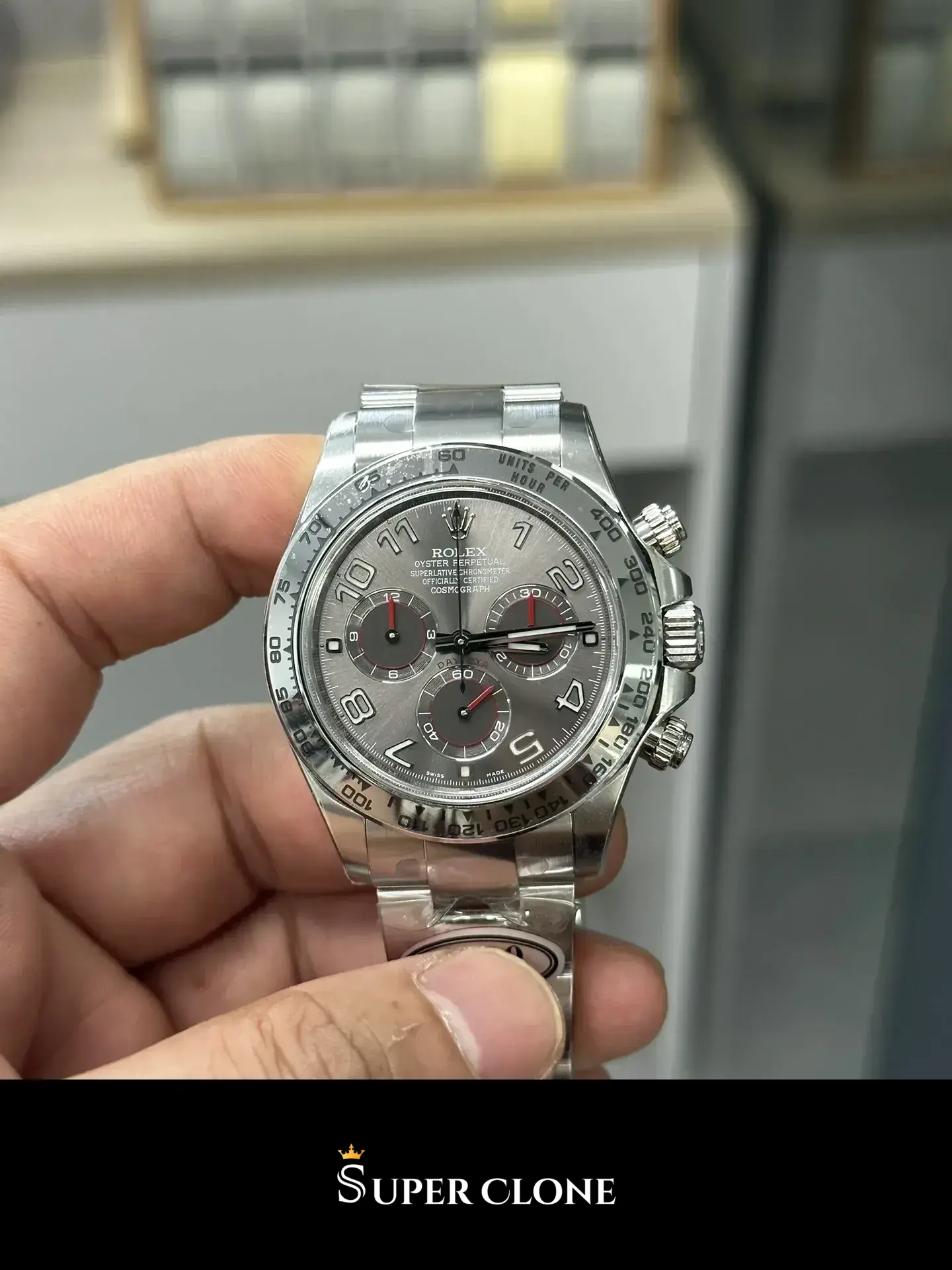 Daytona 116519 swiss super clone 40mm — wrist shot