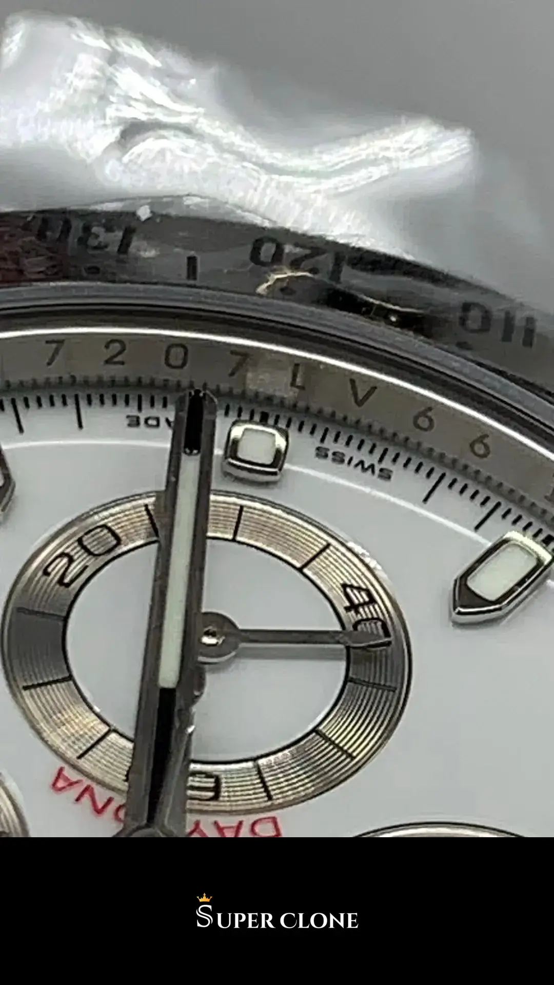 Daytona 116520 super clone — side profile
