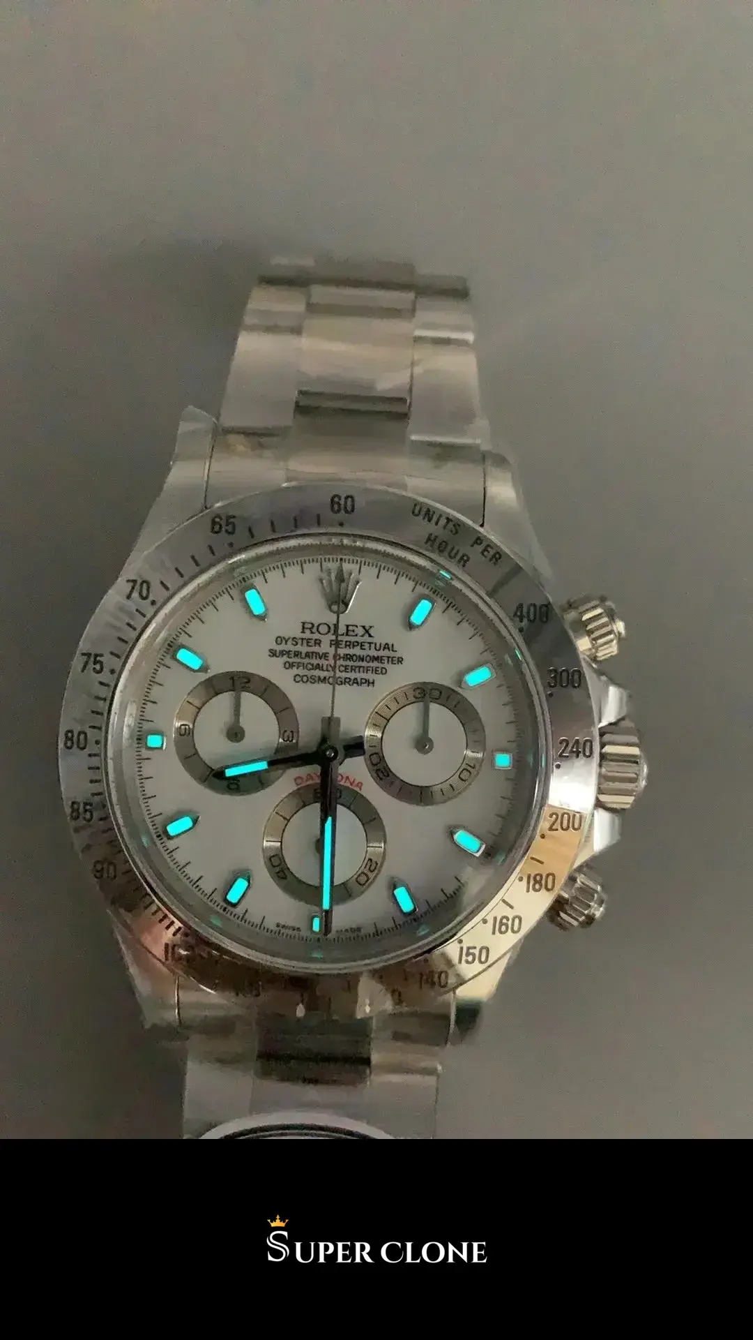 Daytona 116520 swiss clone 40mm — wrist shot
